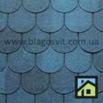 Битумная черепица RoofShield Classic Готик синий