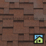 RoofShield Classic Модерн коричневый с оттенением