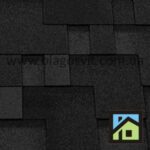 Битумная черепица RoofShield Classic Модерн бархатно-черный