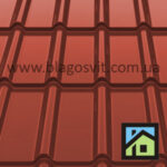 Металлочерепица Ruukki Decorrey RR 29 красный