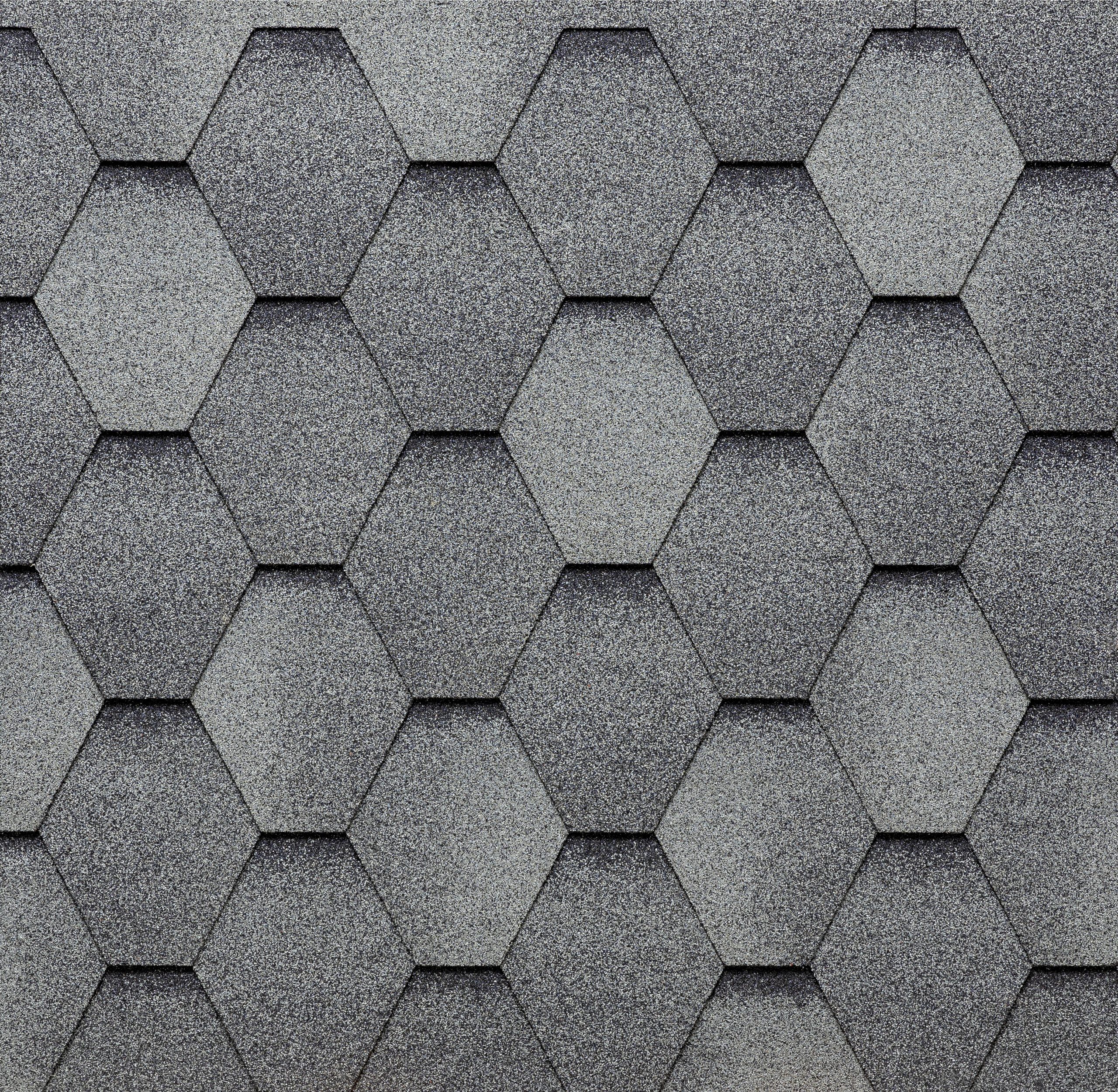 Битумная черепица TEGOLA Eco Roof Hexagonal Mixed Slate