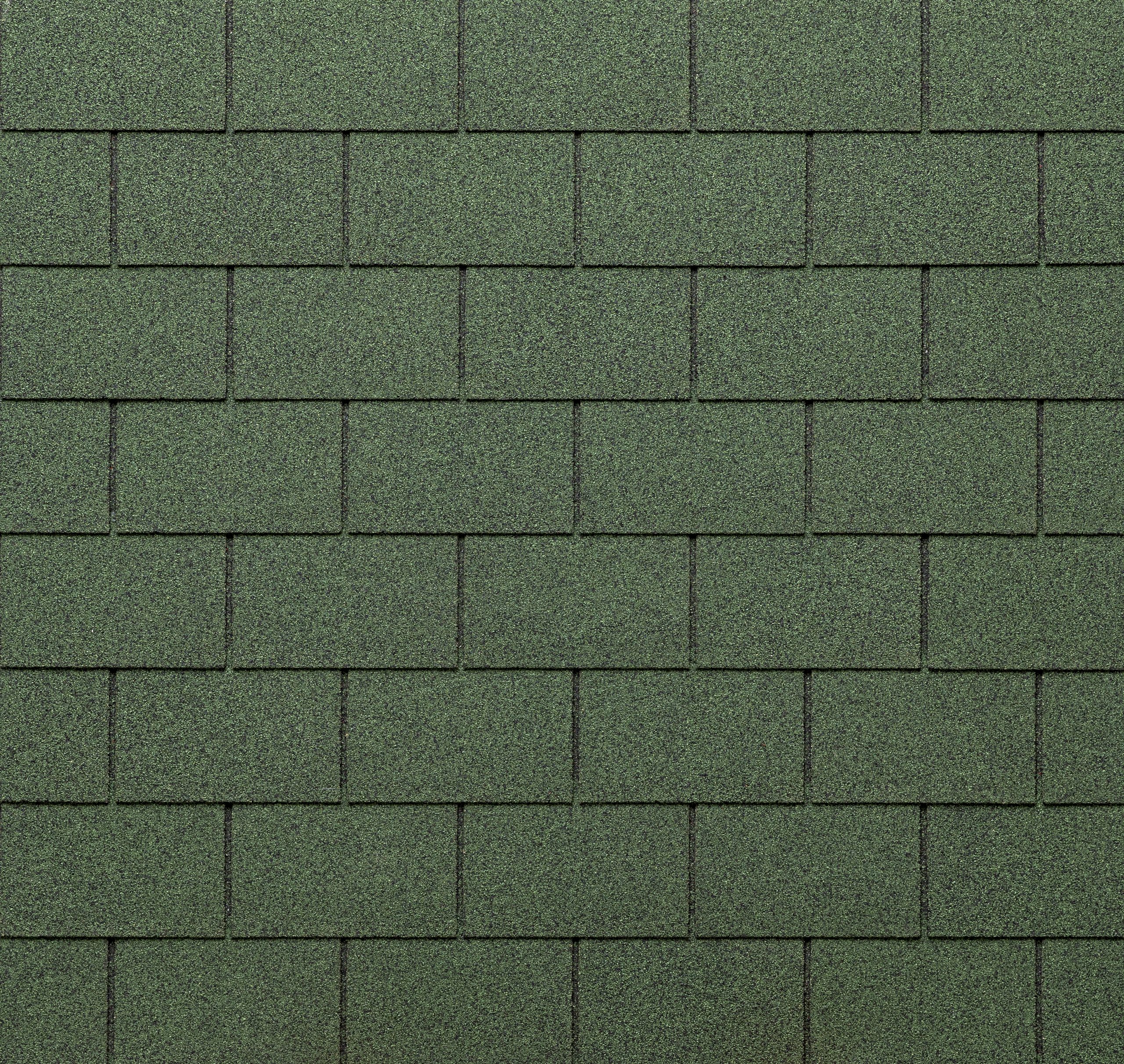 Битумная черепица TEGOLA линия Eco Roof Rectangular Mixed Green