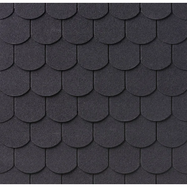 Битумная черепица IKO Superglass-biber Sparkling Black 02