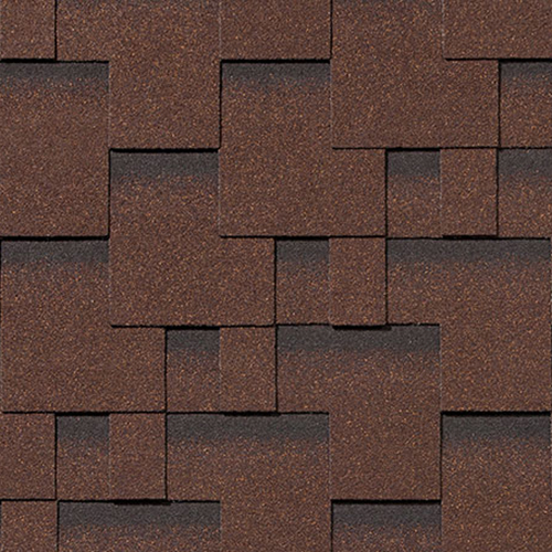 Бітумна черепиця RoofShield Premium Модерн коричневий з відтінком