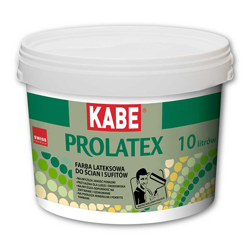 Интерьерная латексная краска KABE PROLATEX Влагостойкая