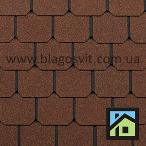 Битумная черепица Owens Corning Armortab Super AR Sunshine Red